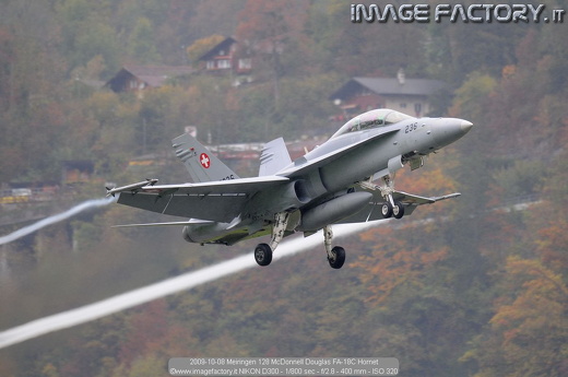 2009-10-08 Meiringen 128 McDonnell Douglas FA-18C Hornet
